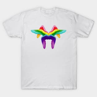 Gay Pride Angel Wings T-Shirt